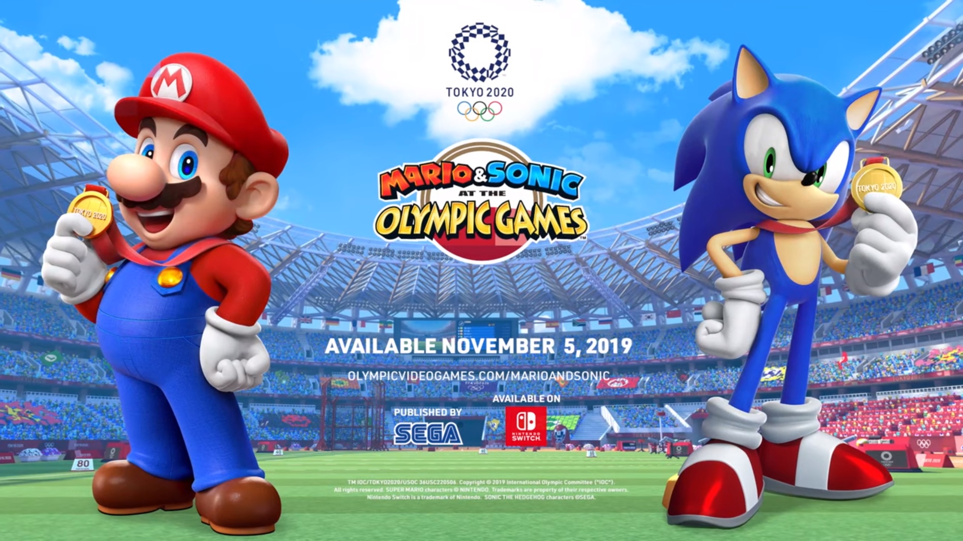 Revelan video promocional para el juego Mario & Sonic at the Olympic
