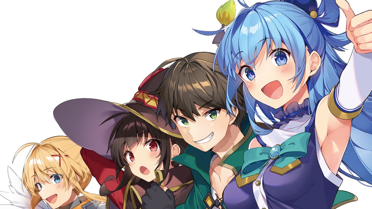 Las novelas ligeras de KonoSuba! finalizarán en mayo