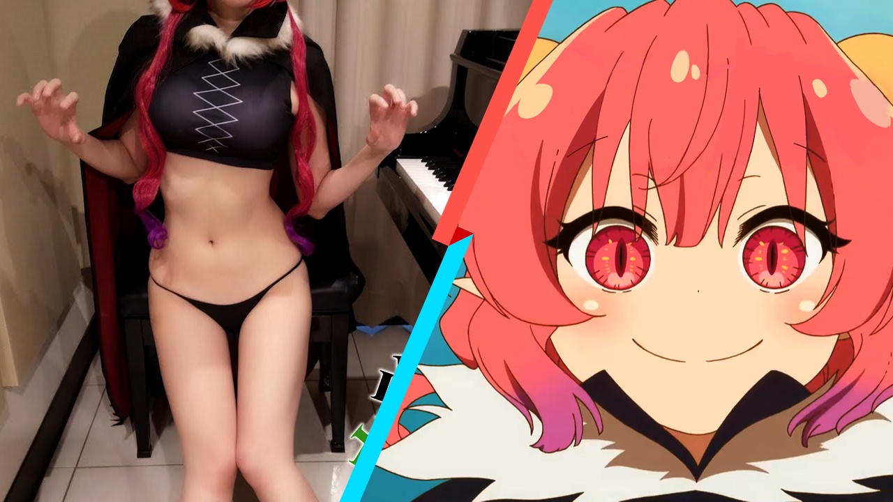 La YouTuber Pan Piano vistió un sensual cosplay de Kobayashi-san Chi no Maid Dragon | SomosKudasai